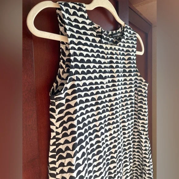 Marimekko x Uniqlo Midi Dress in 1960s Papajo (Papaya) Print Sleeveless XXS - Picture 6 of 11